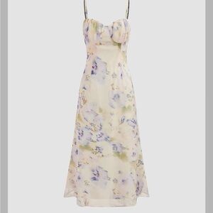 Cider CHIFFON SWEETHEART FLORAL CAMI MAXI DRESS AB4-14 XL